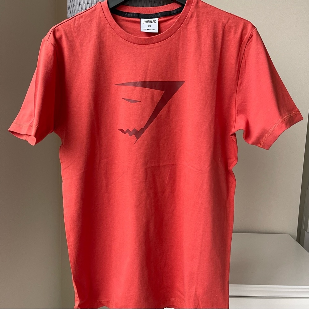 Gymshark sharkhead infill t-Shirt - storm red